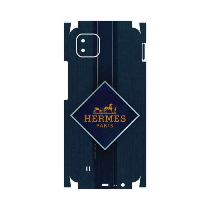 برچسب پوششی ماهوت مدل Hermes-Logo-FullSkin مناسب برای گوشی موبایل ریلمی C11 2021 MAHOOT Hermes-Logo-FullSkin Cover Sticker for Realme C11 2021